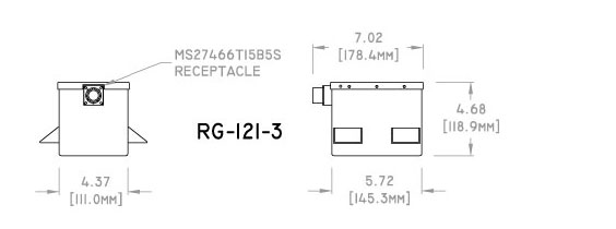 RG-121-3 Concorde Aircraft Battery Drawing