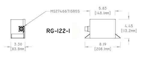 RG-122-1 Concorde Aircraft Battery Drawing