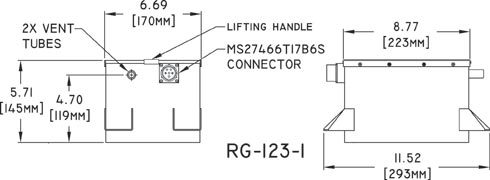 RG-123-1 Concorde Aircraft Battery Drawing