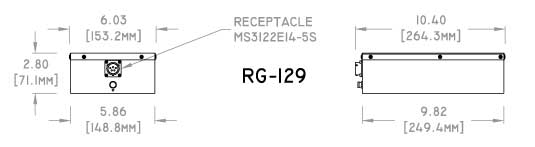 RG-129 Concorde Aircraft Battery Drawing