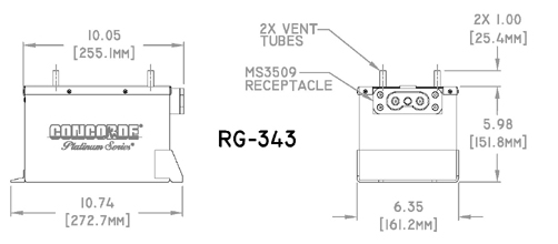 RG-343 Concorde Aircraft Battery Drawing