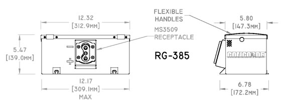 RG-385 Concorde Aircraft Battery Drawing