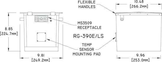 The RG-390E/LS Concorde Aircraft Battery is Certified for the Dassault Mystere Falcon 50	