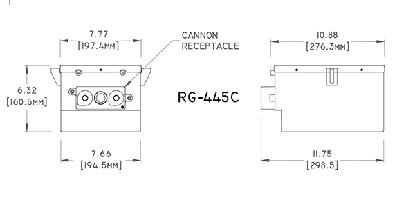 RG-445C Concorde Aircraft Battery Drawing